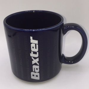 Baxter Paramax Analytical Systems Logo Advertising Healthcare Hospital Mug